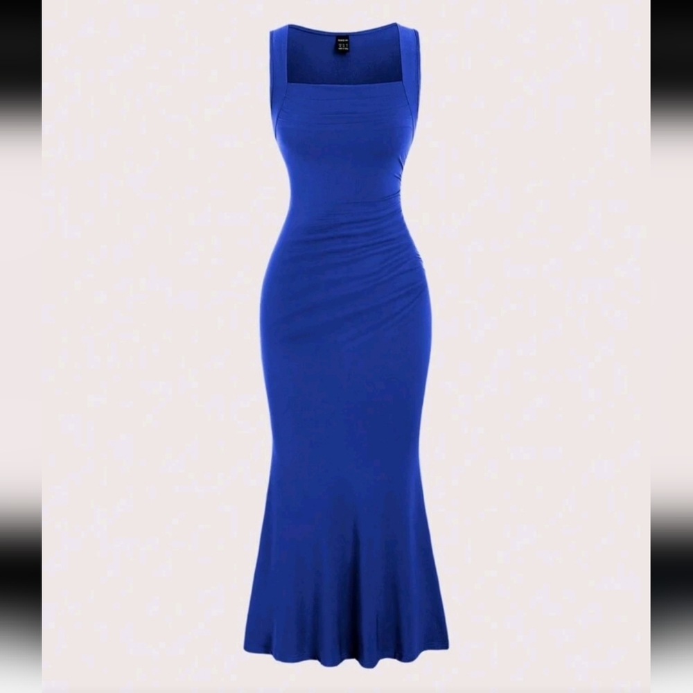 SHEIN Royal Blue Maxi Dress